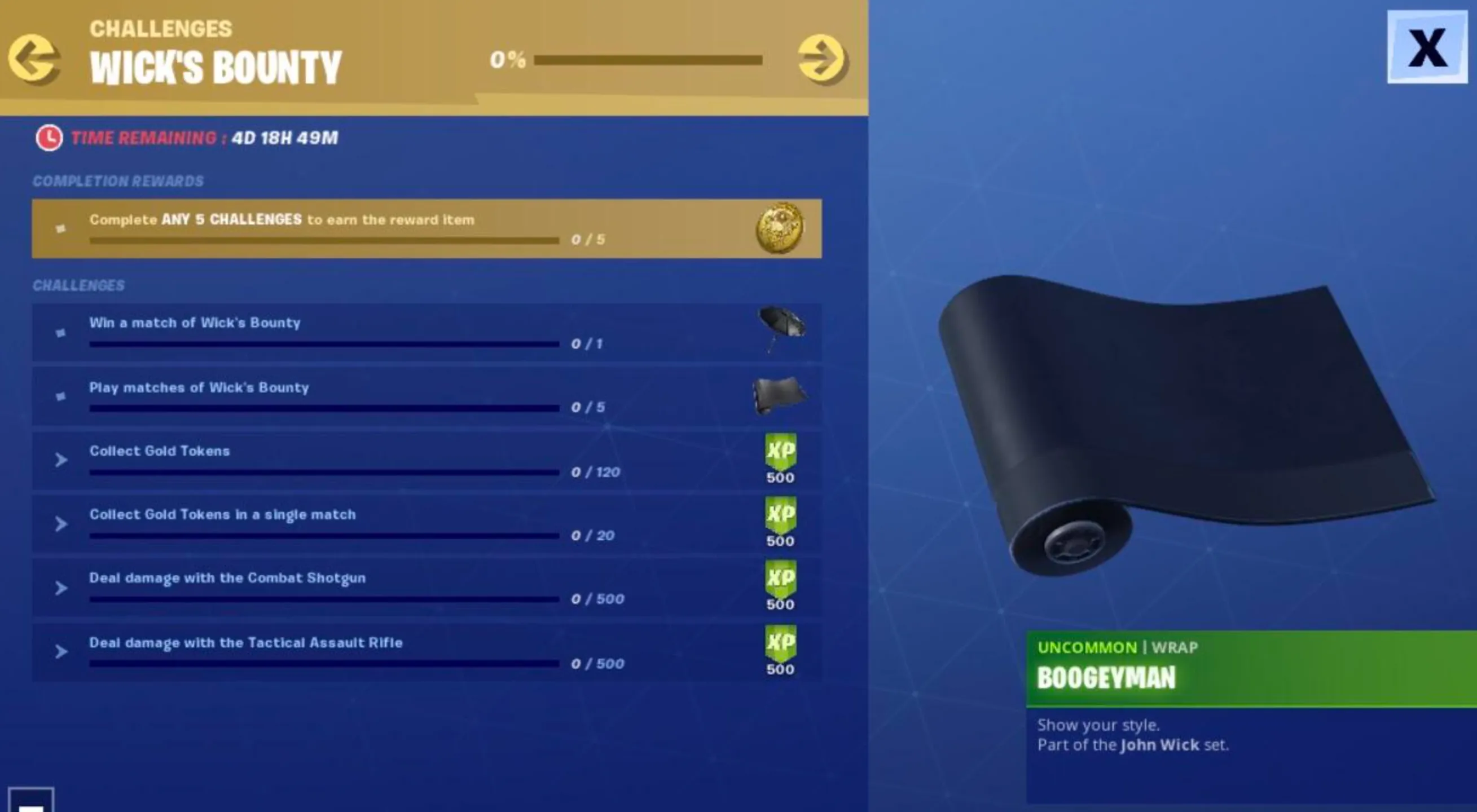 Boogeyman fortnite wrap